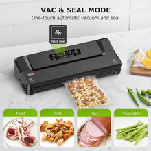 Load image into Gallery viewer, Lightweight Automatic Vacuum Sealer - Vacuum Bags &amp; Sous Vide Solution Included