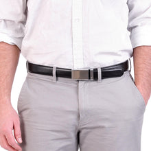 Load image into Gallery viewer, Stylish Men's Leather Ratchet Belt - 1.25" Wide, Removable Buckle, Global Impact