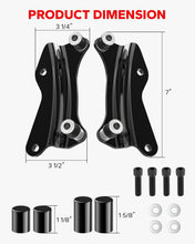 Load image into Gallery viewer, 4-Pcs Docking Hardware Cover Set for Harley Touring Models - Vivid Black Design