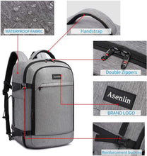 Load image into Gallery viewer, Premium 40L Laptop Travel Backpack with 3 Packing Cubes - Perfect for Weekenders
