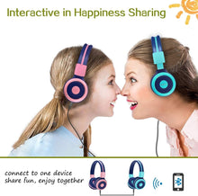 Load image into Gallery viewer, Stylish Over-Ear Kids Headphones with Volume Safety Limit &amp; Hard Carrying Case