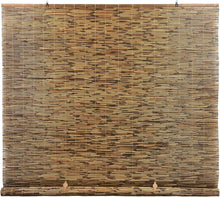 Load image into Gallery viewer, 72"x72" Waterproof Bamboo Shades - Cordless Roll-Up for Outdoor &amp; Indoor Privacy