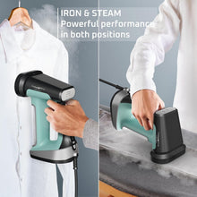 Load image into Gallery viewer, XL Soleplate Handheld Steamer &amp; Iron - Effortless Vertical Steaming &amp; Ironing