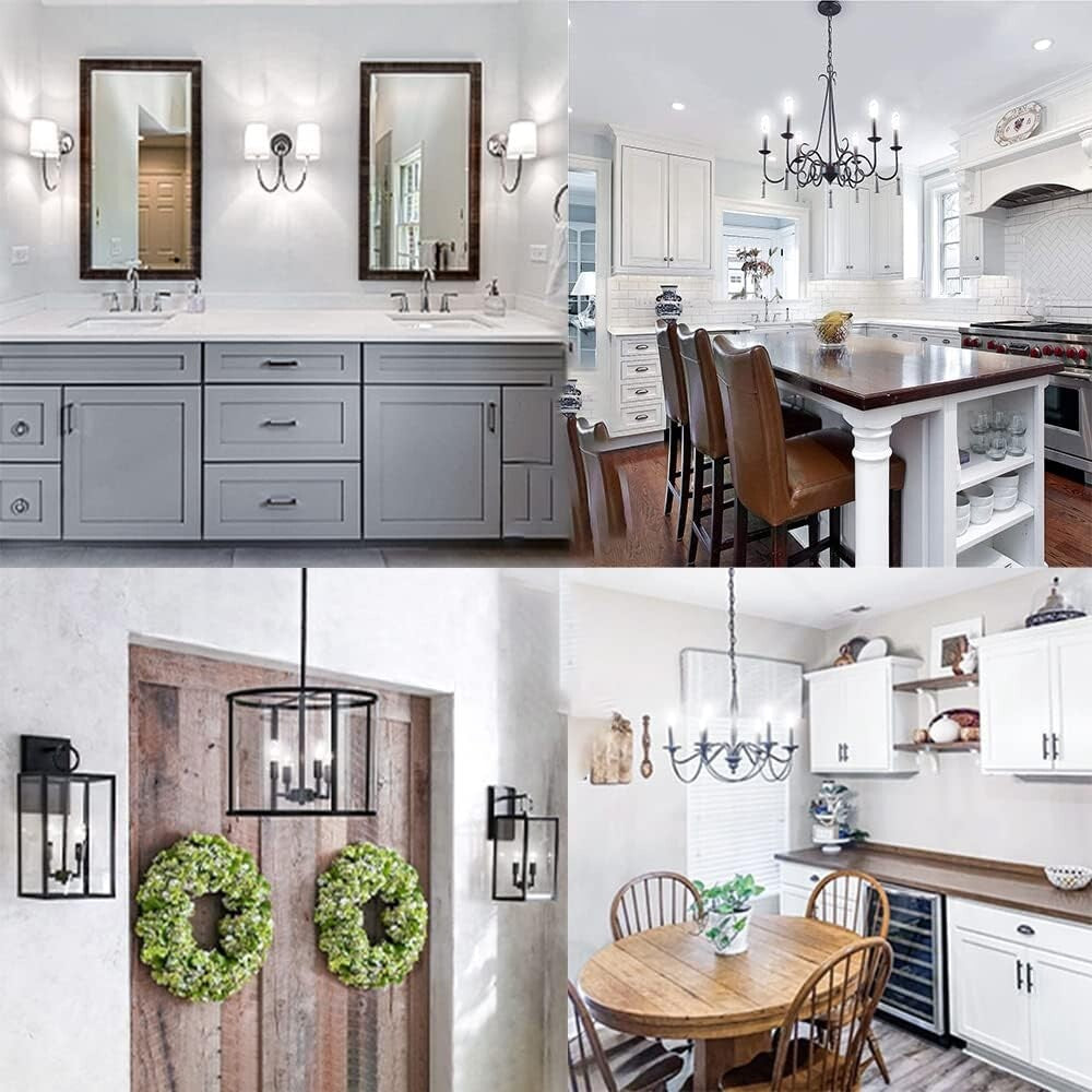 Dimmable E12 8W LED Bulb - 100W Incandescent Equivalent, Ideal for Chandeliers