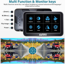 Load image into Gallery viewer, IP69 Waterproof Truck Backup Camera with 7-Inch Clear Monitor for Safe Parking