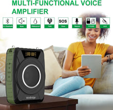 Load image into Gallery viewer, Bluetooth 5.0 Portable Waterproof Voice Amplifier - 20W PA System for Teachers