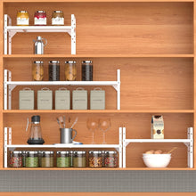 Load image into Gallery viewer, Expandable 2-Pack Heavy-Duty Steel Kitchen Organizer Rack - Adjustable Design