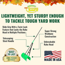 Load image into Gallery viewer, 3-in-1 Rake, Grab &amp; Bag Leaf Picker - Effortless Gardening Tool for Back Relief
