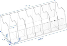 Load image into Gallery viewer, Clear Acrylic Belt Storage Holder with Display Stand - Organize with Elegance
