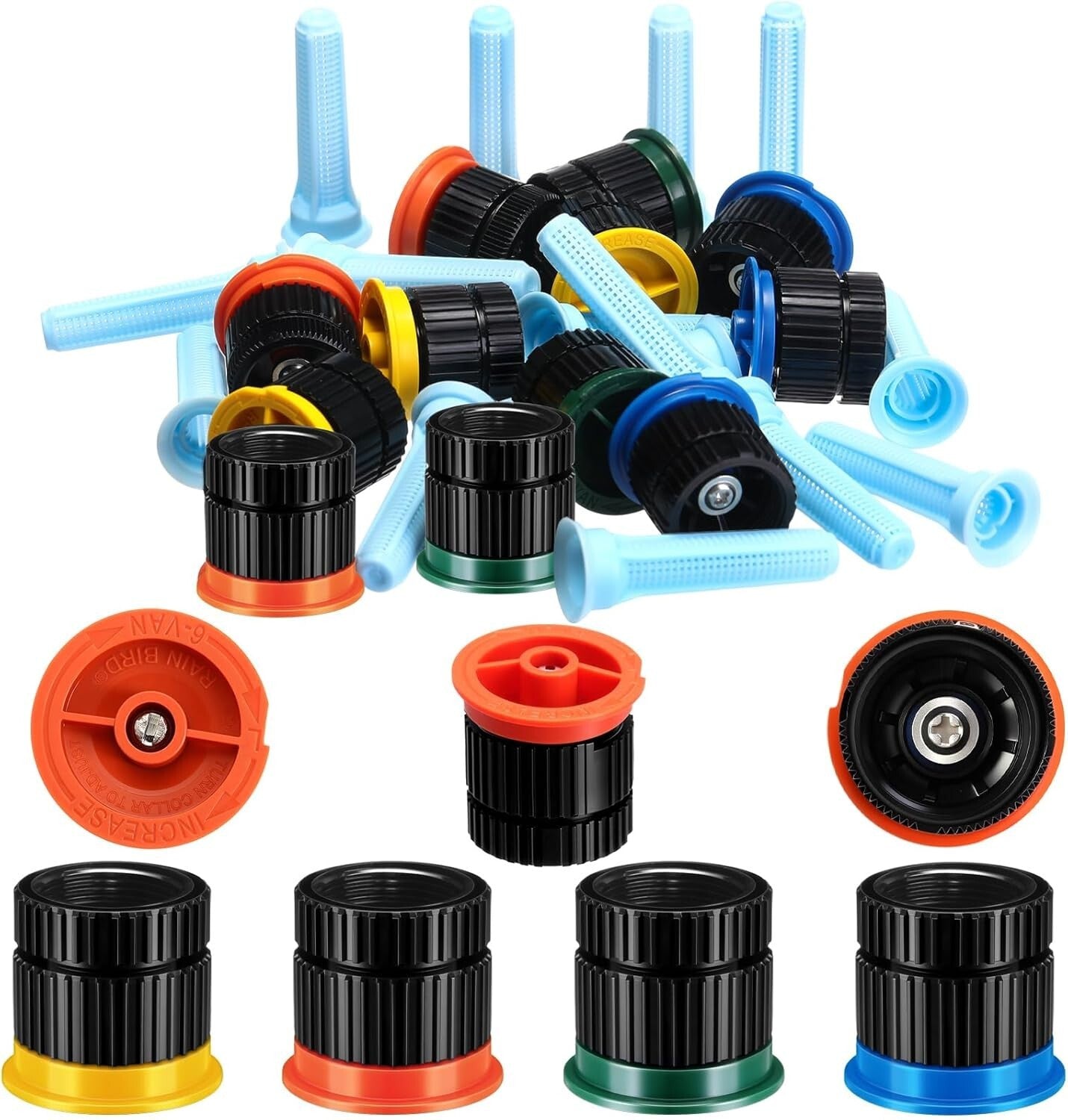 Complete 16 Pcs 4/6/8/10 Van Sprinkler Nozzles: Save Water & Enhance Lawn Care