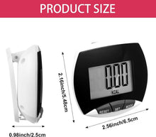 Load image into Gallery viewer, Unisex Clip-on Pedometer - Large LCD Step Tracker Kit with 32 AG13 Batteries