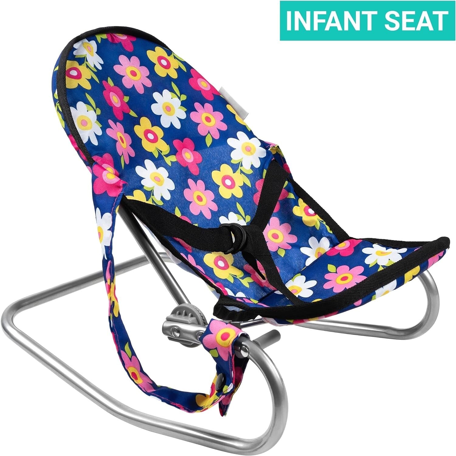 Toddler-Friendly 4 Piece Baby Doll Set - Interactive Stroller, High Chair & More