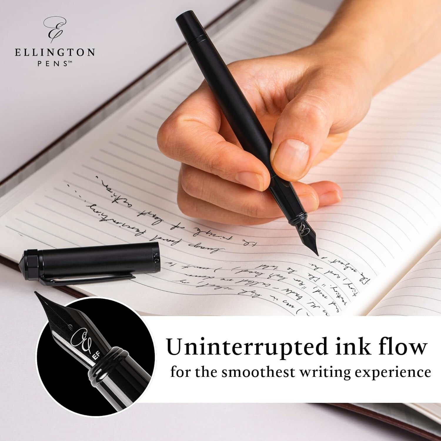 Luxury Fountain Pen Set: Smooth Medium Nib & Gift Box - Perfect for Calligraphy