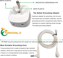 Load image into Gallery viewer, 10% Silver King Size Sleep Therapy Sheet with Safe Grounding Adapter, 76x80 IN
