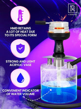 Load image into Gallery viewer, Complete Shisha Hookah Set with Carrying Bag - Perfect for Outdoor Fun &amp; Parties