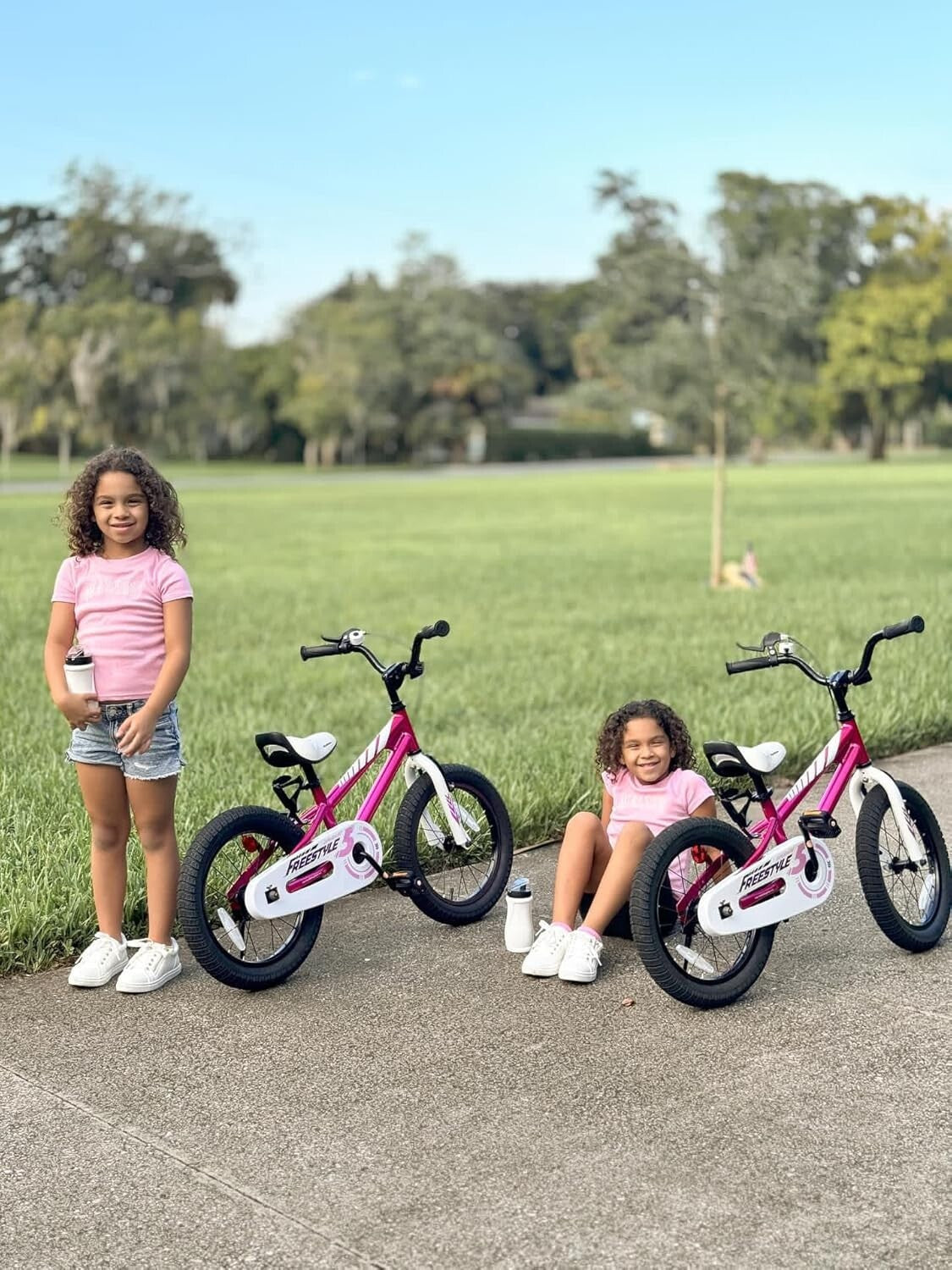 Adjustable Kids Bike 16-Inch with Training Wheels - Easy Learning for Ages 4-7