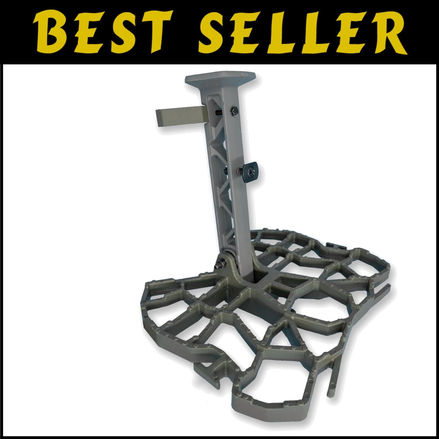 Durable Adjustable Tree Saddle Hunting System with Cast Aluminum and Gear Points