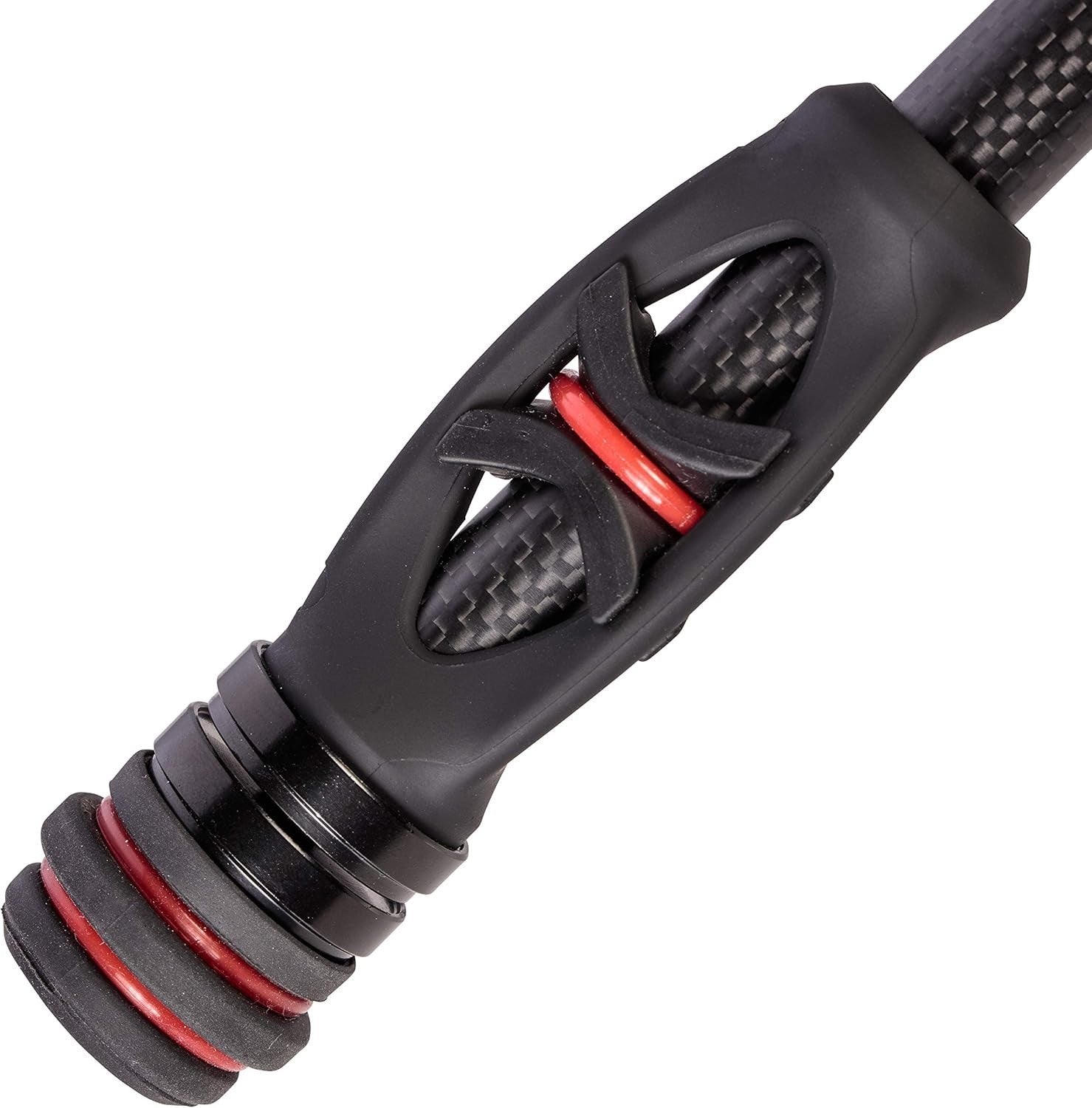 Durable 8-Inch Bow Stabilizer with Adjustable Weights & Personalization Rings