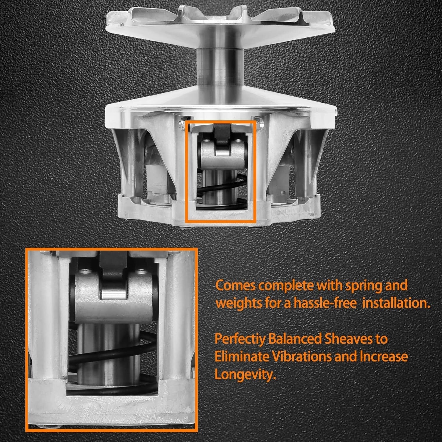 High-Quality Primary & Secondary Clutch Kit with Puller for Polaris UTVs 2014+