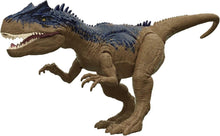 Load image into Gallery viewer, Jurassic World Roar Attack Allosaurus Action Figure with Sound Effects - 12.39"