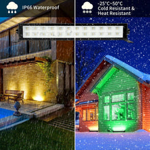 Load image into Gallery viewer, 2 Pack RGB+ Warm White LED Wash Light Bar with Music Sync &amp; Timer Function