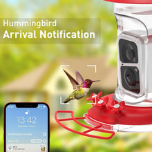 Load image into Gallery viewer, Smart Hummingbird Feeder Camera with AI Wildlife Recognition and Ant Moat Design