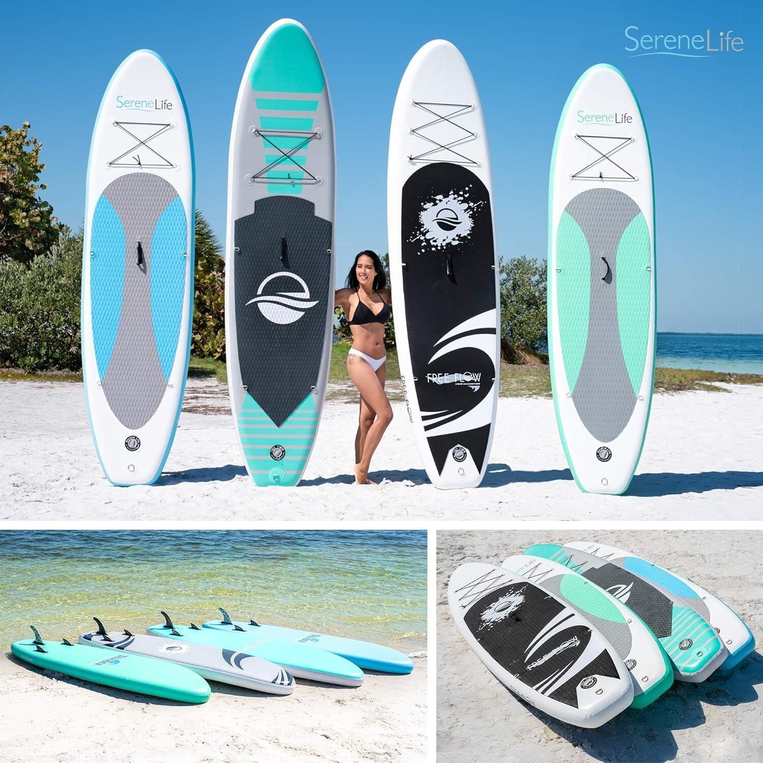 Lightweight 10'6" Paddle Board with EVA Deck - Ideal for Family Fun & Adventure