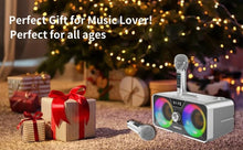 Load image into Gallery viewer, 20W Karaoke Machine for All Ages with Rechargeable Battery &amp; Colorful Lights