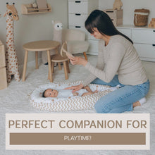 Load image into Gallery viewer, Organic Cotton Portable Baby Lounger with Reversible Design - Star Collection