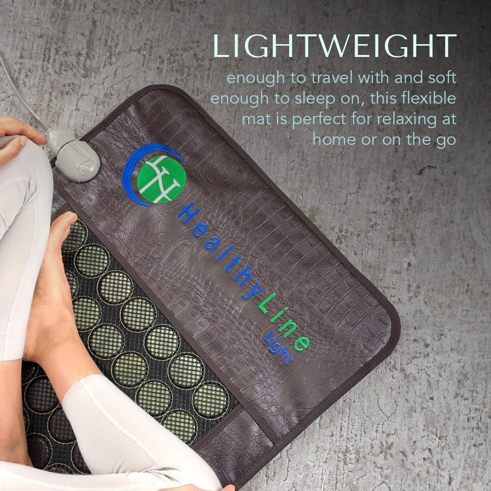 Flexible Infrared Heating Pad w/ 12-Hour Auto Shutoff - Natural Stones Therapy