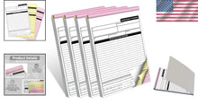 Load image into Gallery viewer, Professional Contractor Invoice Books - 3-Part Carbonless Forms, 7.3 x 11 Inches