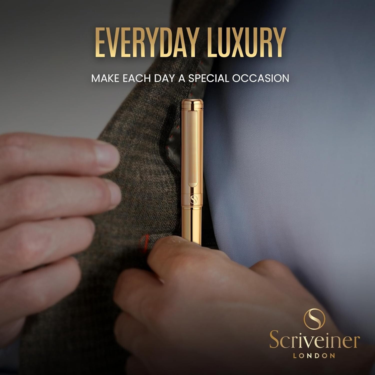 Elegant 24K Gold Ballpoint Pen with Schmidt Refill - Luxury Gift for Him/Her