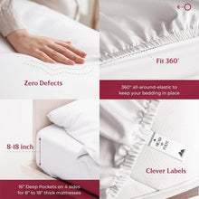Load image into Gallery viewer, Soft &amp; Luxurious 800 TC Egyptian Cotton King Fitted Sheet - 16 in Deep Pockets