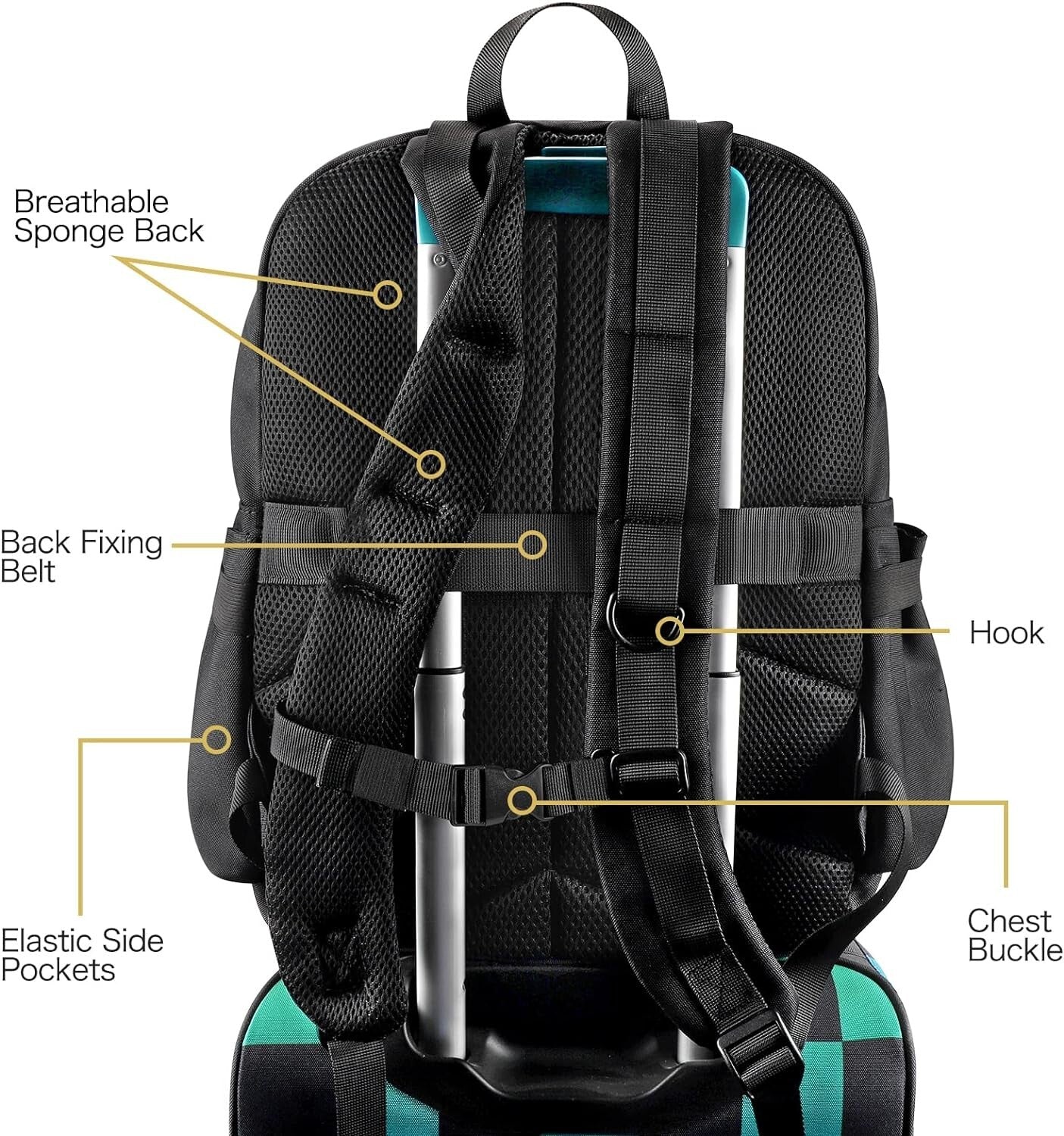 Fashionable Ita Bag Backpack with Clear Pin Insert - Ideal for Comic Con & More