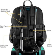 Load image into Gallery viewer, Fashionable Ita Bag Backpack with Clear Pin Insert - Ideal for Comic Con &amp; More