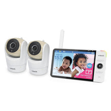 Load image into Gallery viewer, Baby Monitor with 7" Screen, Pan &amp; Tilt Cameras, 1000ft Range - Ultimate Safety