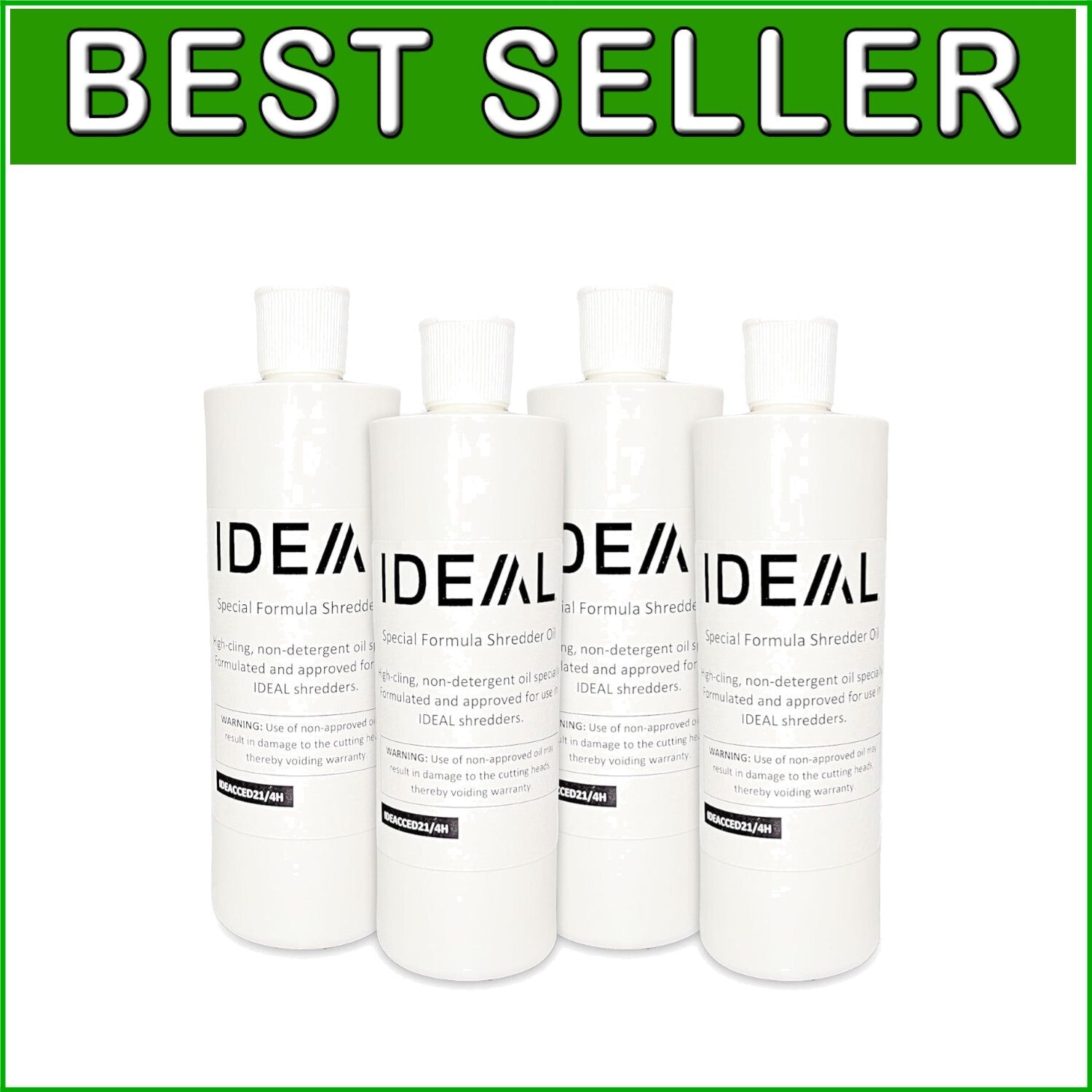 Extend Your Shredder's Life with 4 Pints of Ideal Non-Toxic Lubricant Oil