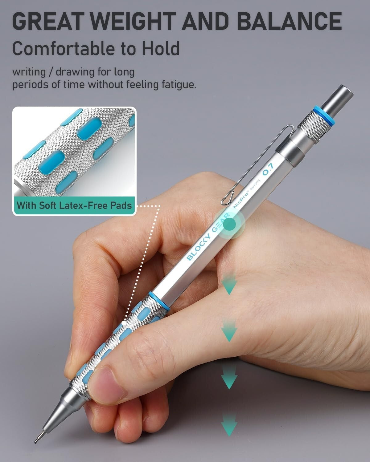 Premium 40PCS Metal Mechanical Pencil Set with Leather Case - Ideal for Artists