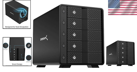 Effortless Data Management: 5-Bay SATA Docking Station with 10Gbps Transfer