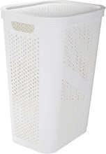 Load image into Gallery viewer, Set of 2 - 60L Slim Laundry Hampers with Ventilated Lid, Space-Saving Design