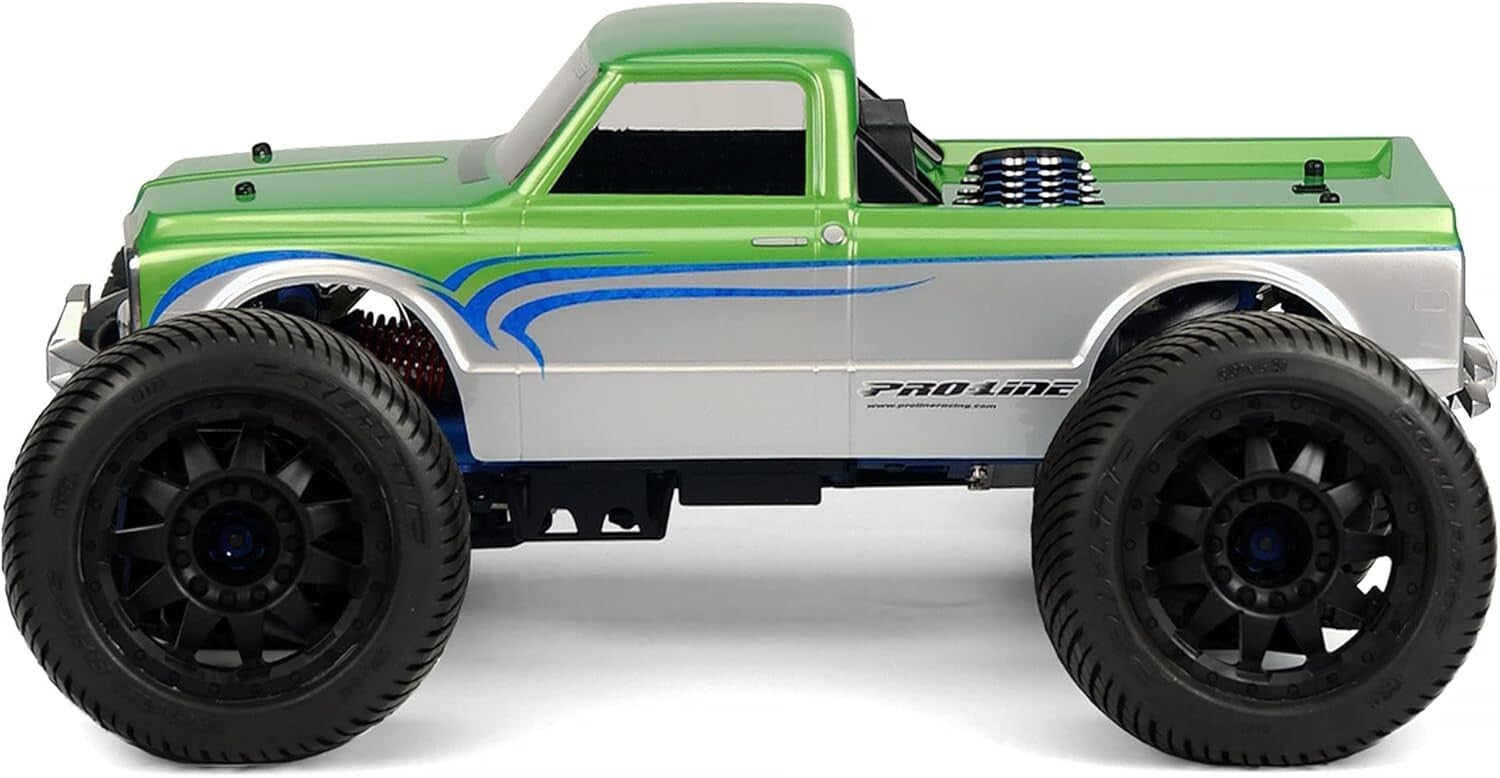 Customizable 1972 Chevy C10 RC Truck Body - Includes Decals & Overspray Film