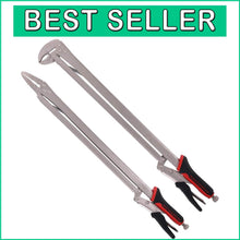 Load image into Gallery viewer, Versatile 18-Inch Plier Set – Pointed and 90-Degree Nose for Tight Spaces