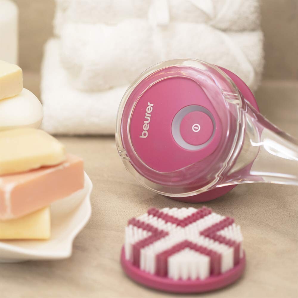 Electric Body Scrubber with Spinning Brush - Waterproof Exfoliation & Massage