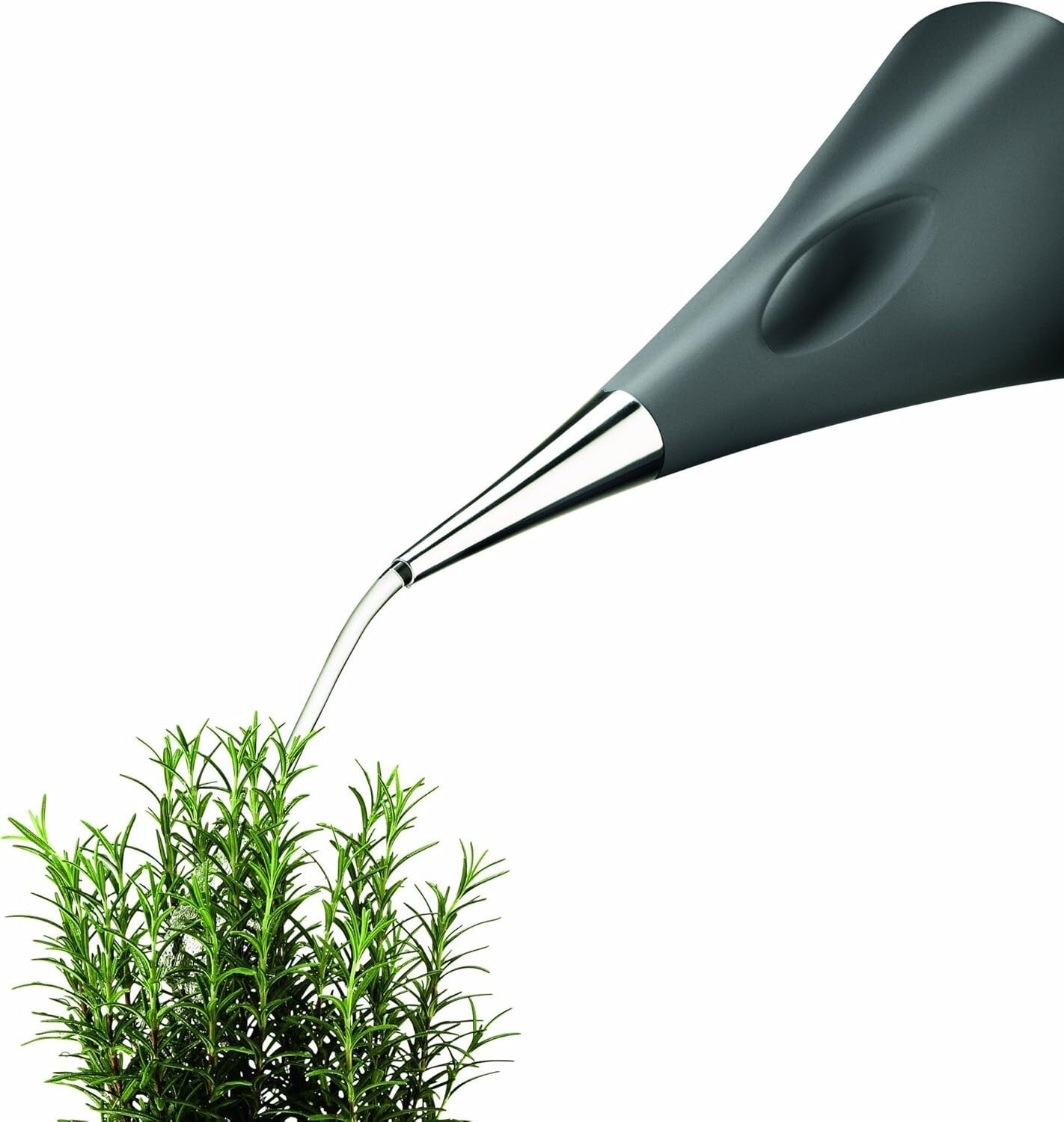 Functional Grey Watering Can 2L with Even Flow Pointed Spout – Stylish & Durable