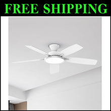 Load image into Gallery viewer, Versatile 52-Inch Ceiling Fan with Remote &amp; Reversible Blades for Year-Round Use