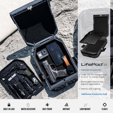Load image into Gallery viewer, LifePod 2.0 Lockable Travel Case with Removable Tray - Full-Size Capability