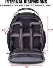 Load image into Gallery viewer, Lightweight &amp; Compact Audio Backpack - Fits Shure, Sennheiser, Rode Microphones