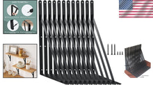 Load image into Gallery viewer, Versatile Wall Shelf Brackets - 12 Pack L 14'' x H 10'' for Easy Installation