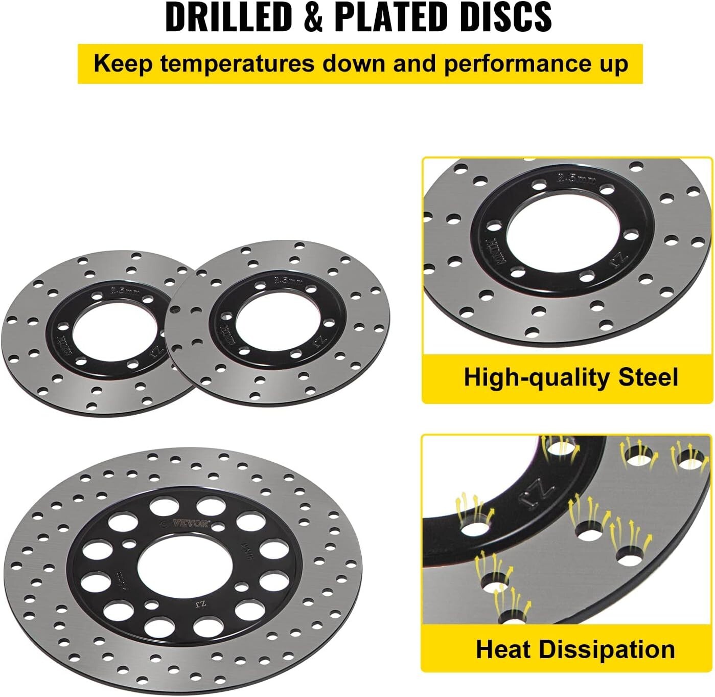 Easy Install Go Kart Hydraulic Brake Kit - Reliable Performance for 150cc Models