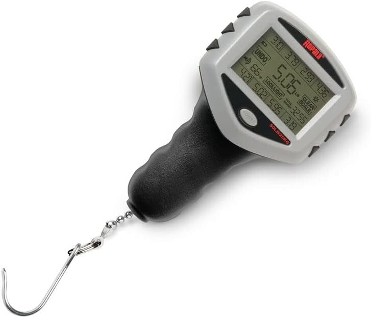 Lightweight Digital Fishing Scale with Heavy-Duty Clamp & Memory Function